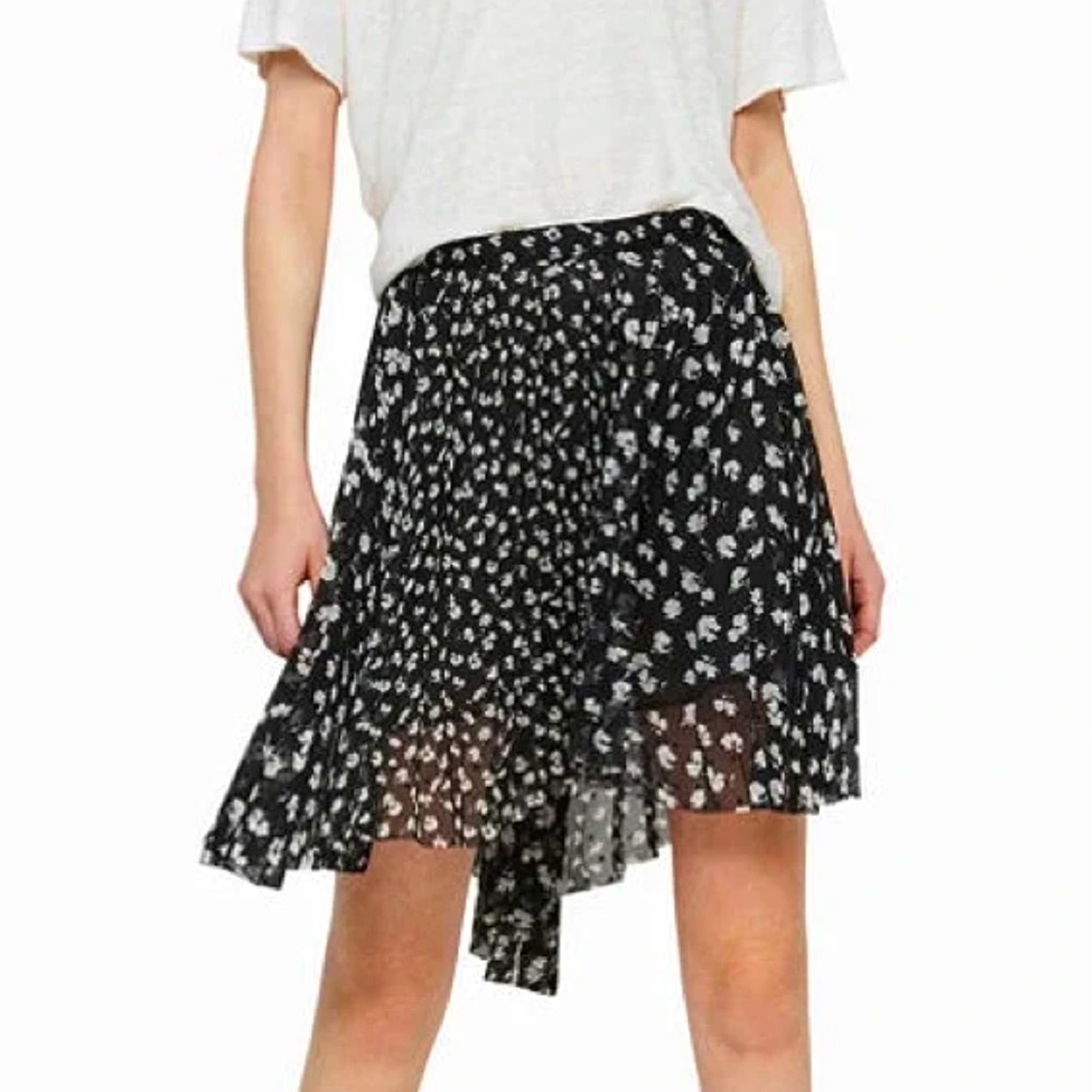 ALL SAINTS Lea Scatter Mini Skirt Size Small